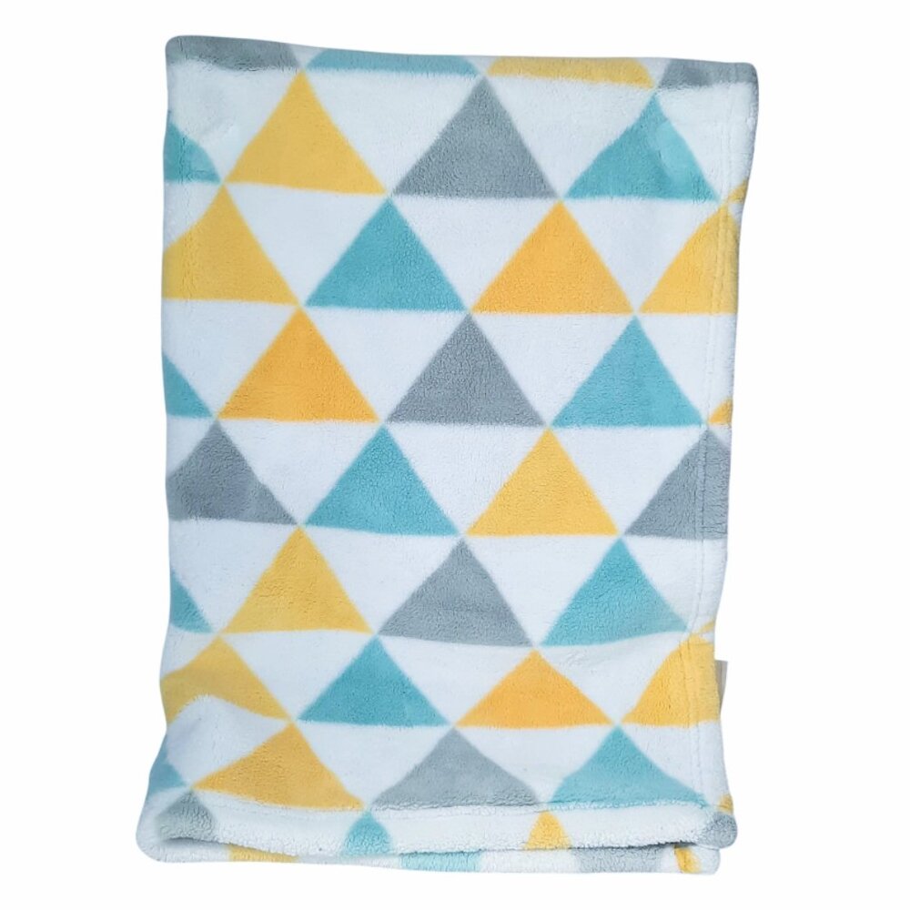 2018 Little Miracles Costco Triangles Lovey Security Blanket 45" X 31"